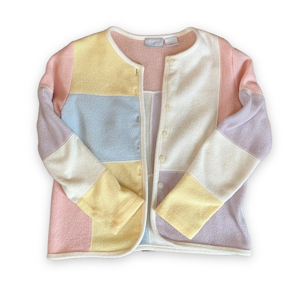 colorblock cardigan